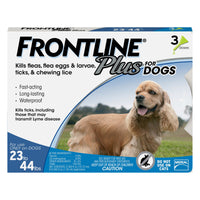 Frontline Plus For Dogs 23-44 3 Dose