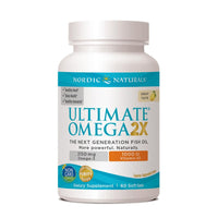 Nordic Naturals Ultimate Omega 2X with Vitamin D3 - Lemon 60 softgels
