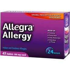 Allegra 24-Hour Tablets 45 ct