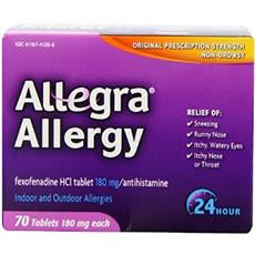 Allegra 24-Hour Tablets 70 ct