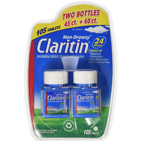 Claritin 24-hour Tablets 105 ct