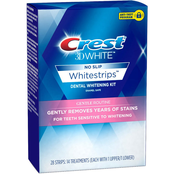 Crest 3D White Whitestrips Gentle Routine Teeth Whitening Kit -14 Treatments