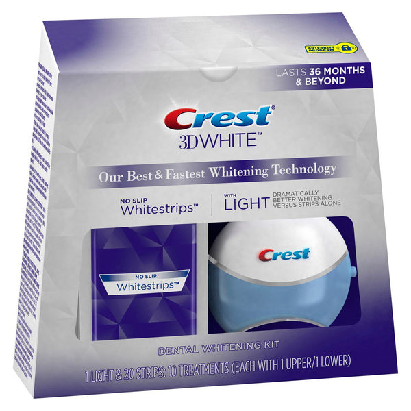 Crest 3D White Whitestrips with Light - 10ct