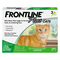 Frontline Plus For Cats 3 Dose