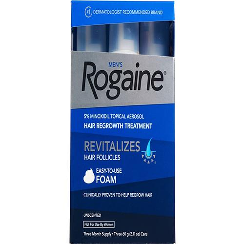 Men's Rogaine Foam 3 Months Supply