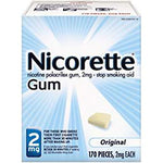 Nicorette Gum Original 2mg 170 ct