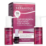 Keranique Hair Regrowth Treatment with Extended Nozzle 2 Month Supply 2 X 2 oz