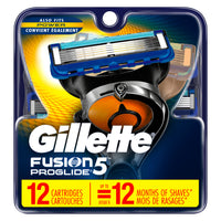 Gillette Fusion5 ProGlide Men's Razor Blades 12 Cartridges
