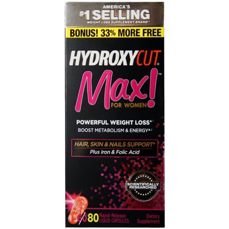 Hydroxycut Pro Clinical Max for Women 80 Liquid Capsules