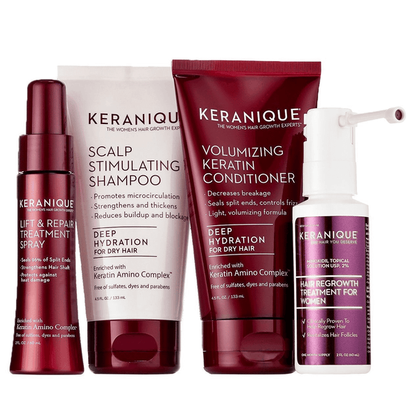 Keranique Hair Regrowth System Deep Hydration and Repair 30 Day Supply