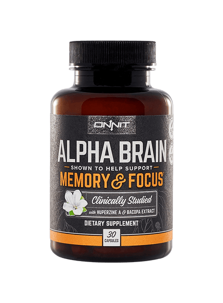 Onnit Alpha Brain Supplement 30 Caplets