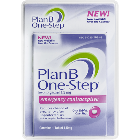 Plan B Emergency Contraceptive 1 Dose Pack of 2
