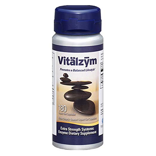 Vitalzym Extra Strength 180 Gel Capsules