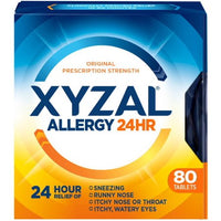 Xyzal Allergy 24Hr 80 Count